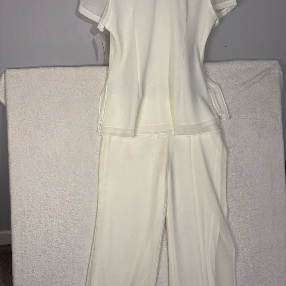 Nicolee Cream 3XL Polyester Top - Ivory Label Visible Mother of the bride/groom - Picture 12 of 16